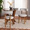 Baxton Studio Edric Japandi Light Grey Boucle Fabric and Walnut Brown Finished Wood 2-Piece Dining Chair Set 241-2PC-13428-ZORO - alternate 7
